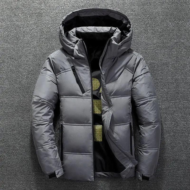 Buy Kolkata Trend Thickened Hooded Stand Collar Winter Jacket