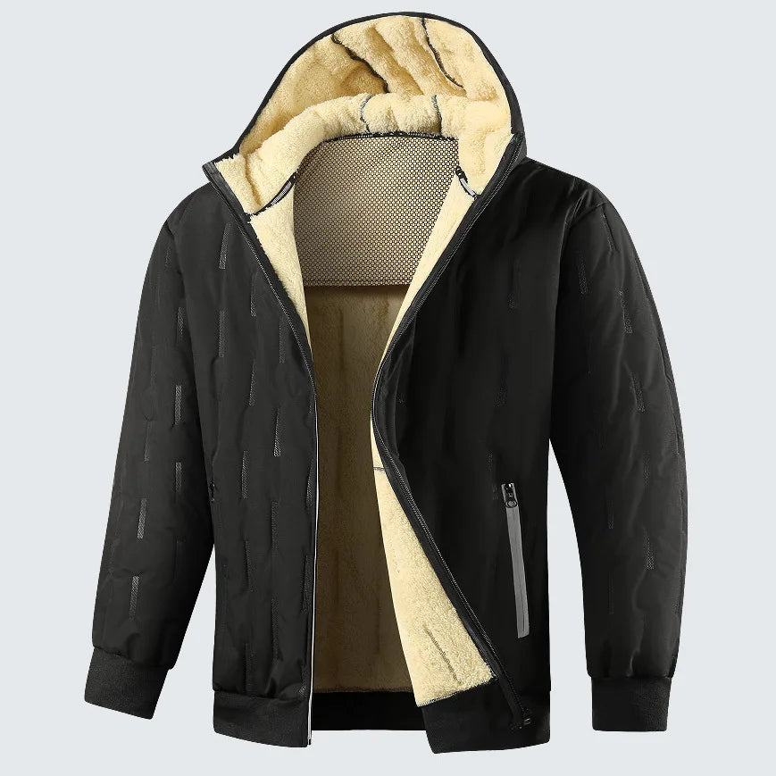 WinterDrive Thermo-Shield Slim-Fit Fleece-Lined Graphene Jacket
