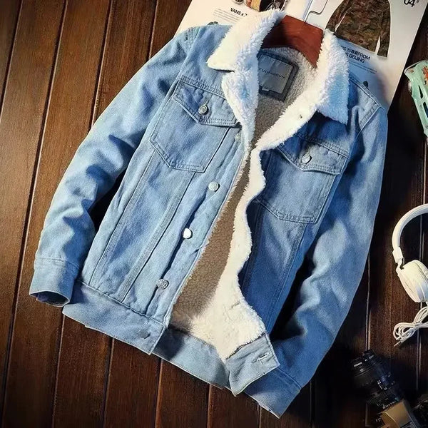 Buy Indian Style Thickened Loose Fit Denim Jacket for Men & women