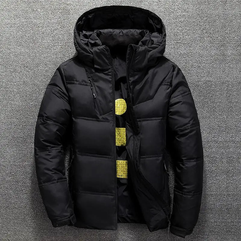 Buy Kolkata Trend Thickened Hooded Stand Collar Winter Jacket