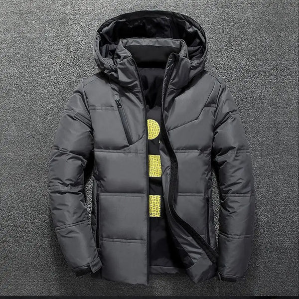 Buy Kolkata Trend Thickened Hooded Stand Collar Winter Jacket