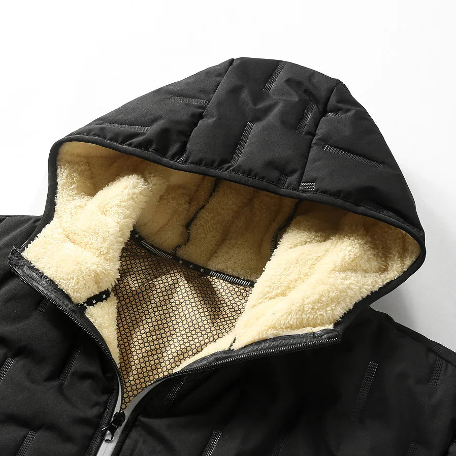 WinterDrive Thermo-Shield Slim-Fit Fleece-Lined Graphene Jacket