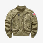 American pilot  Loose Fit Military Turtleneck Jacket