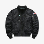 American pilot  Loose Fit Military Turtleneck Jacket