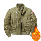 American pilot  Loose Fit Military Turtleneck Jacket