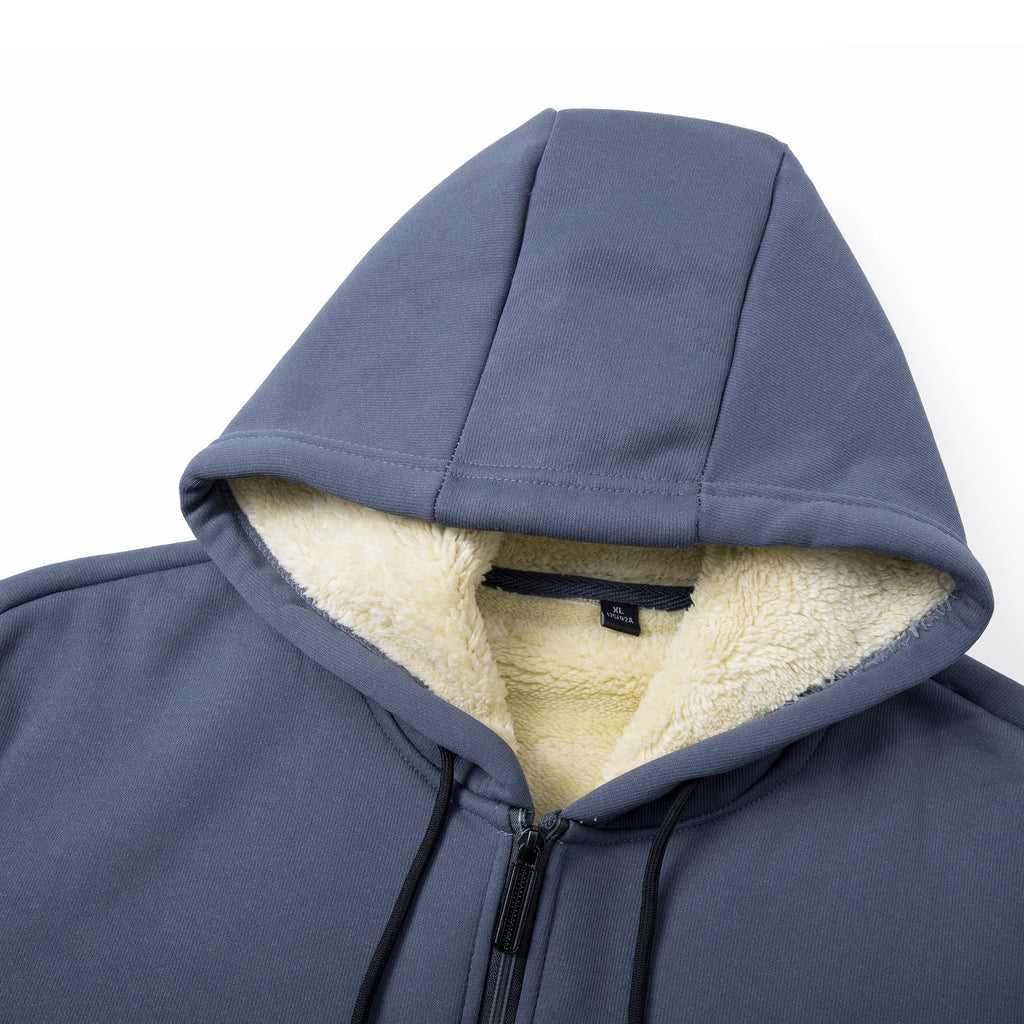 Thick Winter Long Sleeve Sport Hoodies Jacket for Men